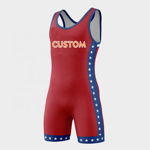 Wholesale Custom China Sublimation Youth Wrestling Singlets Boys Wrestling Singlet