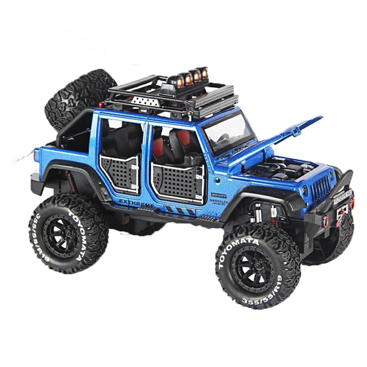 Car Toy Car Model Die Good Quality Alloy 1/24 Simulation Alloy Cast Off Road Car for Kids Display Box Metal Unisex 1:24 48 PCS