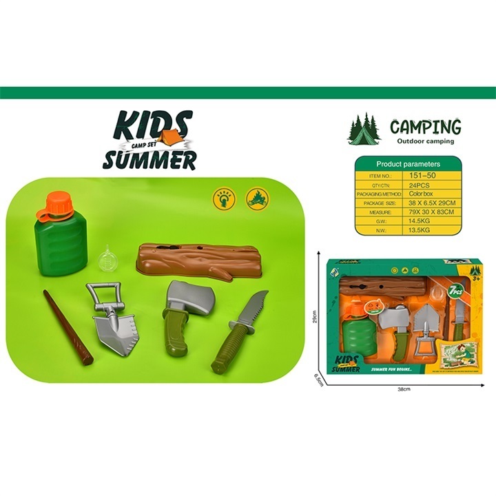 Hot Sale Creative Kids Other Outdoor toys Cooking Toy Kitchenware Camping Play Set for Kids