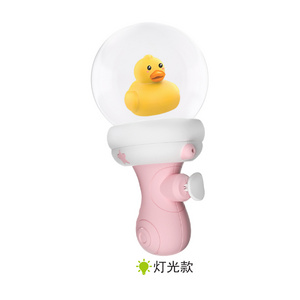 Newest toy Kids Summer Press Water Spray Gun Toys Outdoor Swimming Pool Beach Games Lovely Pink Duck Water Gun