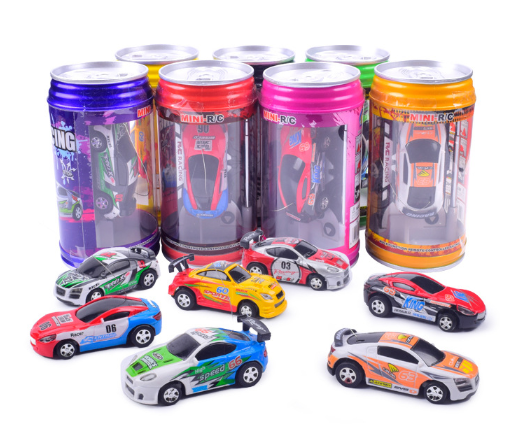 intelligent toys cans 1:63 radio control racing car toys mini rc cars for sale kids play