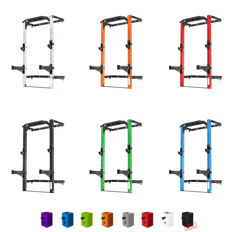 Cross Trainer Gym Equipment Multifunctional Smith Foldable Squat Rack Full Squat Rack For Personal Trainer Gym