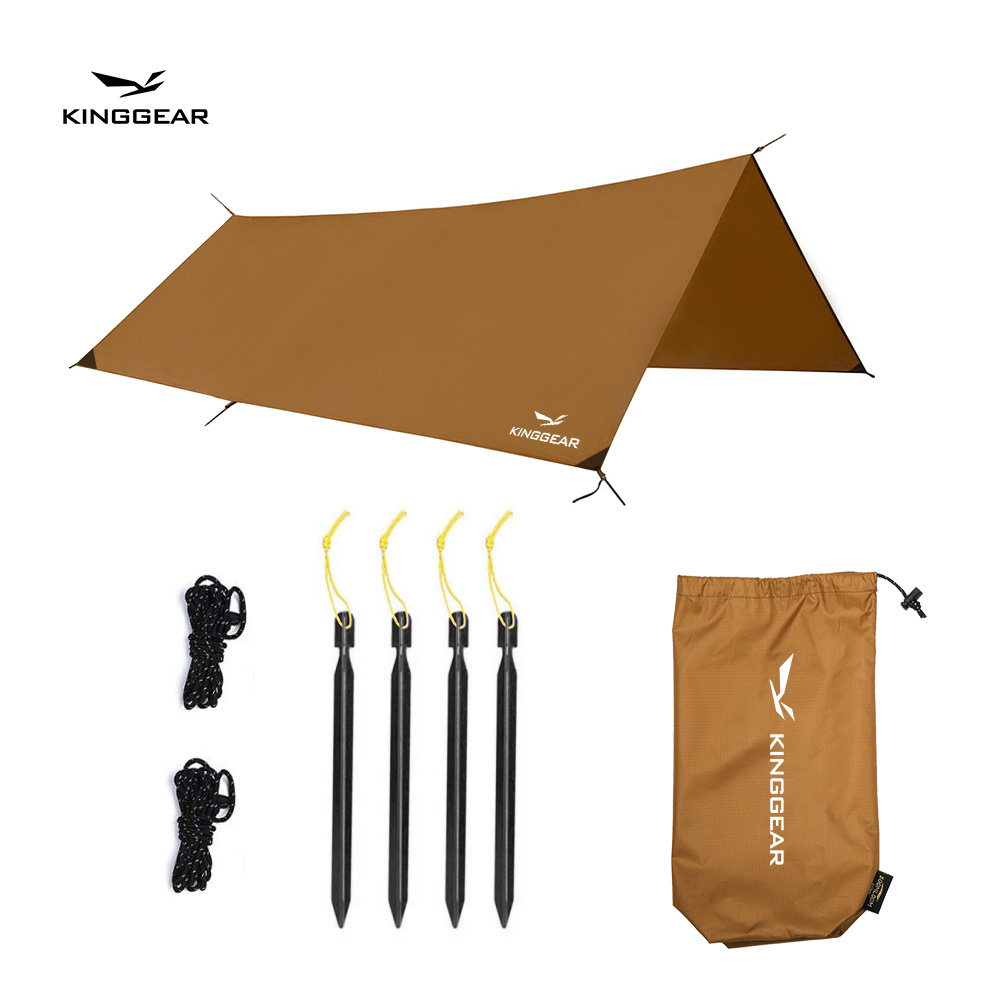 Customizable High Quality Ripstop Nylon Hammock Fly Rain Tarp Waterproof Rain Fly Tent Tarp