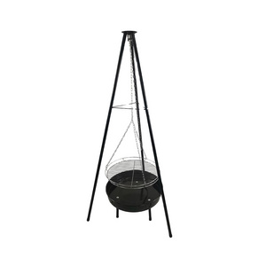 High Quality Chain Hanging Brazier Fire Pit Charcoal Barbecue Grill Black Bbq Grills