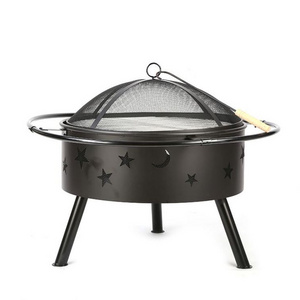 Carbon Steel Wood Burning Fire Pit Bowl Extra Large Wood Smoker