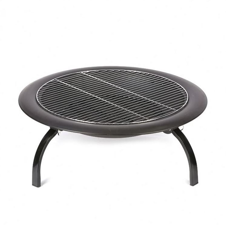 Hot Selling Black Round fire pits Wood Burning Outdoor Fire Pit