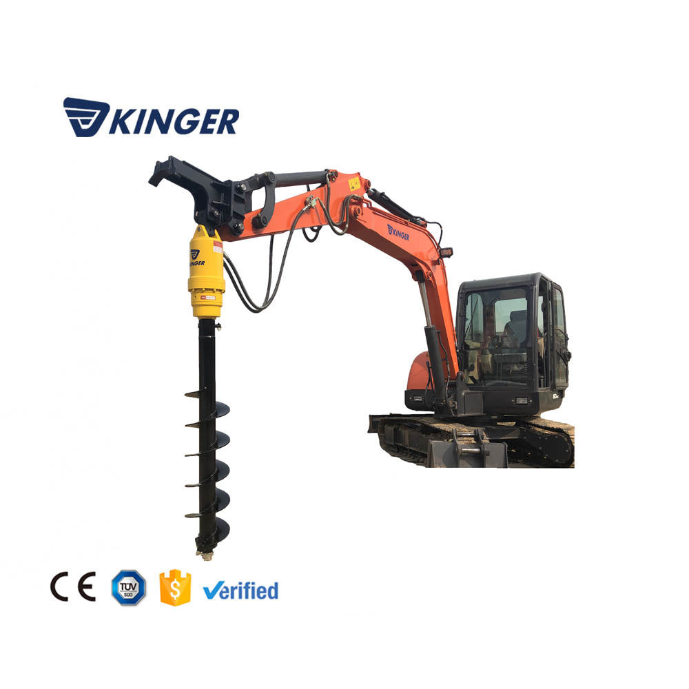 excavator crane used hydraulic rotary earth auger drill bits for earth drilling machine auger