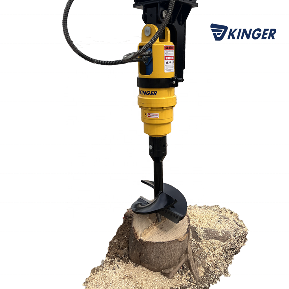 New design KINGER tree stump remover machine for  Earth Auger