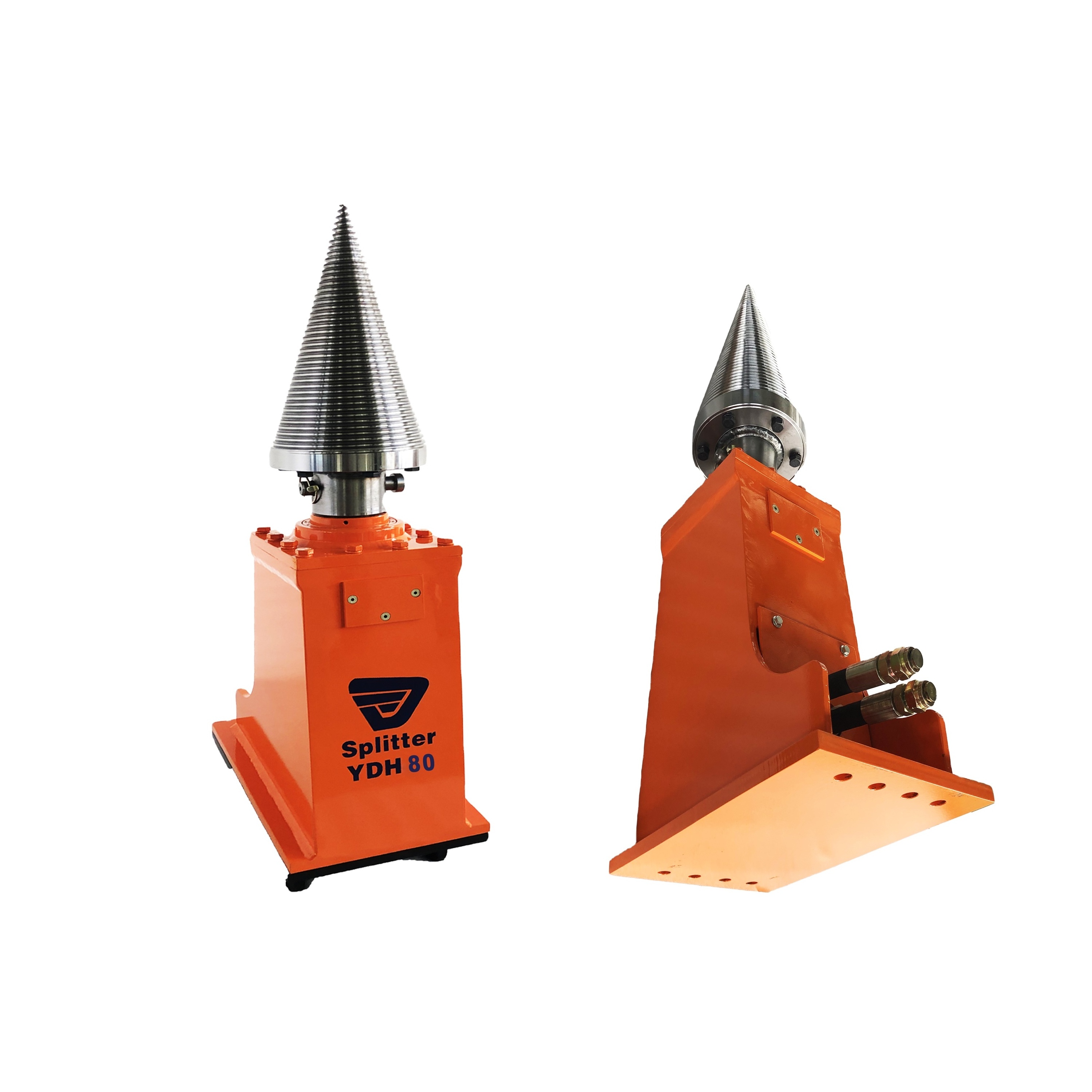 Quality steel log wood splitter hydraulic screw cone log splitter for sale