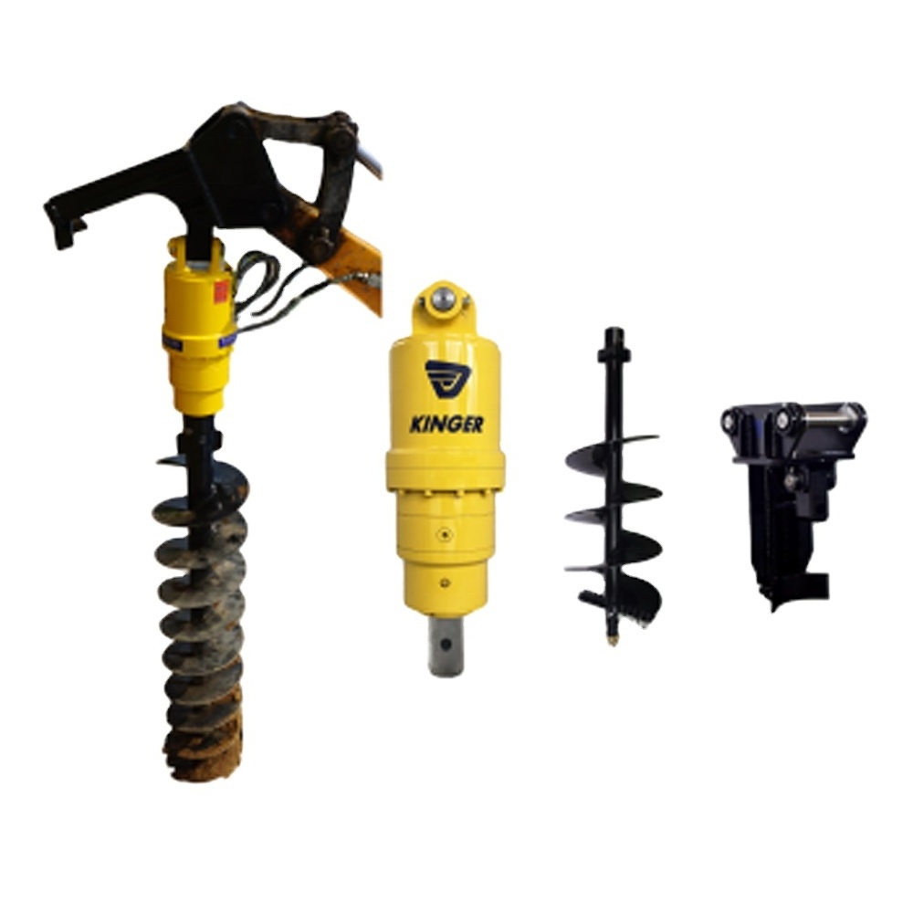 excavator crane used hydraulic rotary earth auger drill bits for earth drilling machine auger