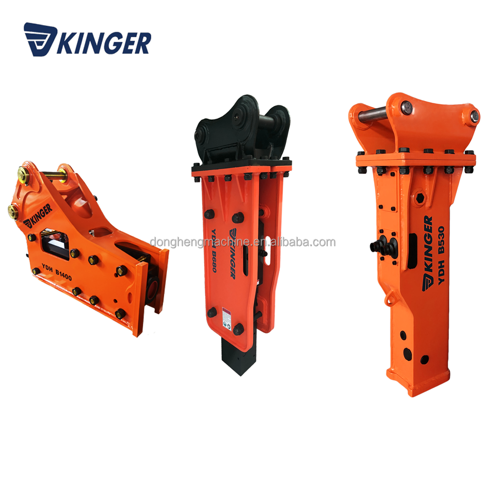 Construction Machinery Attachments Parts Small Mini Excavator Hydraulic Breaker Hammer With Mini Excavator