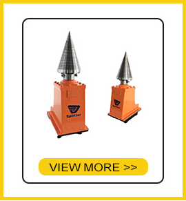 Quality steel log wood splitter hydraulic screw cone log splitter for sale