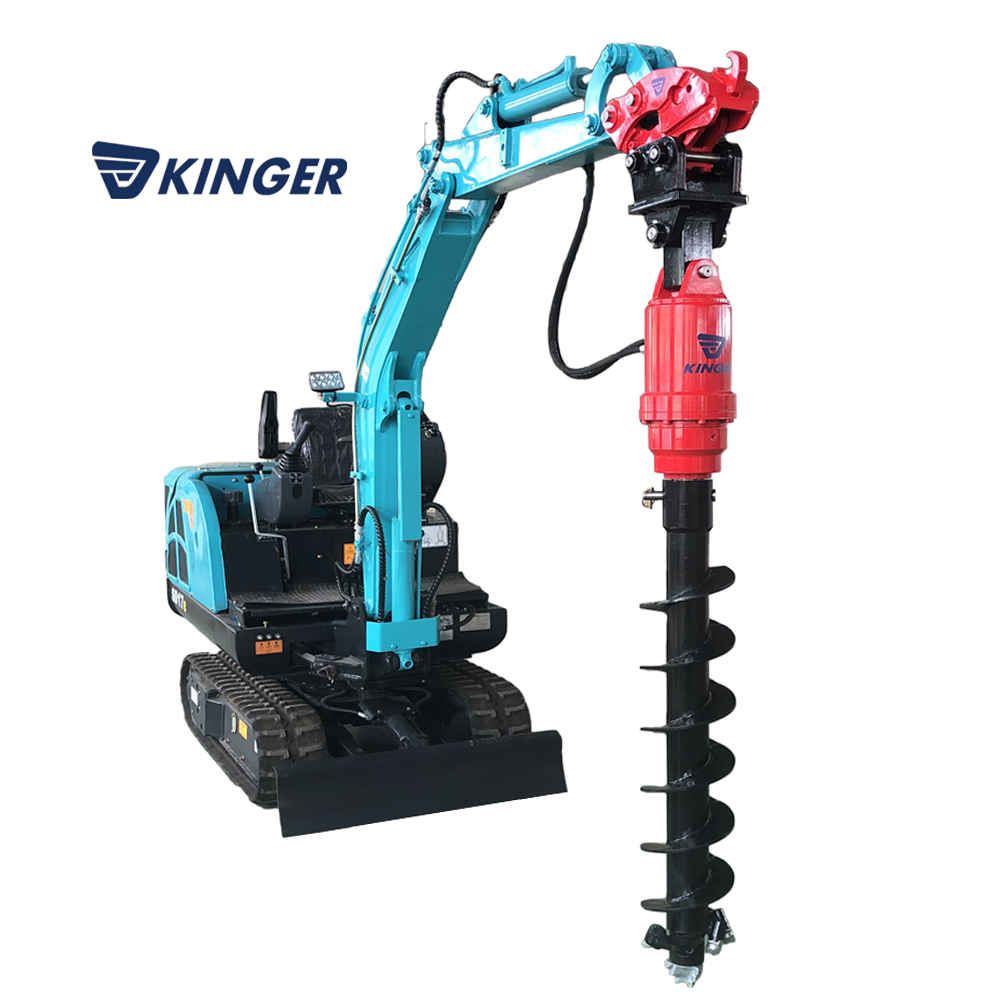 excavator crane used hydraulic rotary earth auger drill bits for earth drilling machine auger