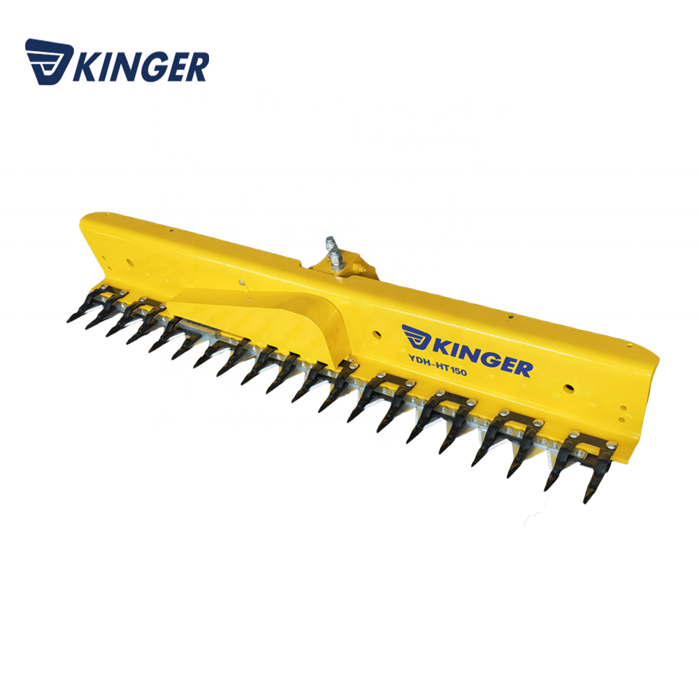 KINGER hedge trimmer excavator  skid steer loader attachment  hydraulic hedge trimmer machine