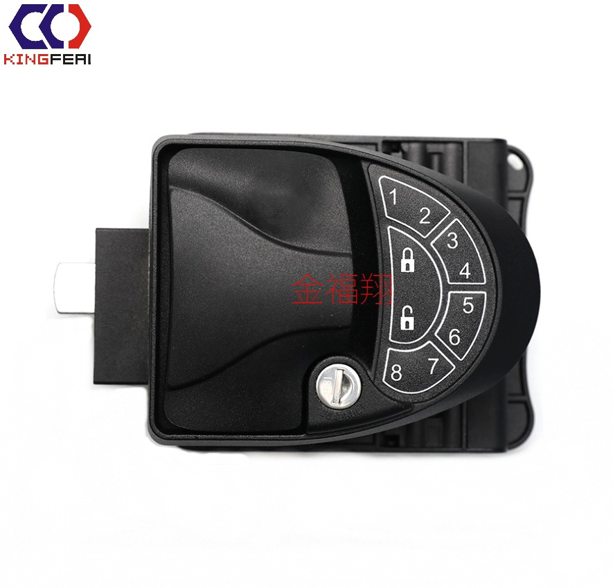 High quality electronic remote control key password lock special quadruple locking anti-theft lock for RV  modified RV look