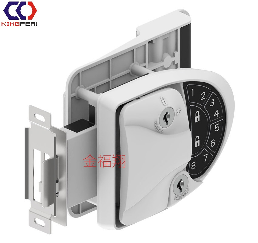 High quality electronic remote control key password lock special quadruple locking anti-theft lock for RV  modified RV look