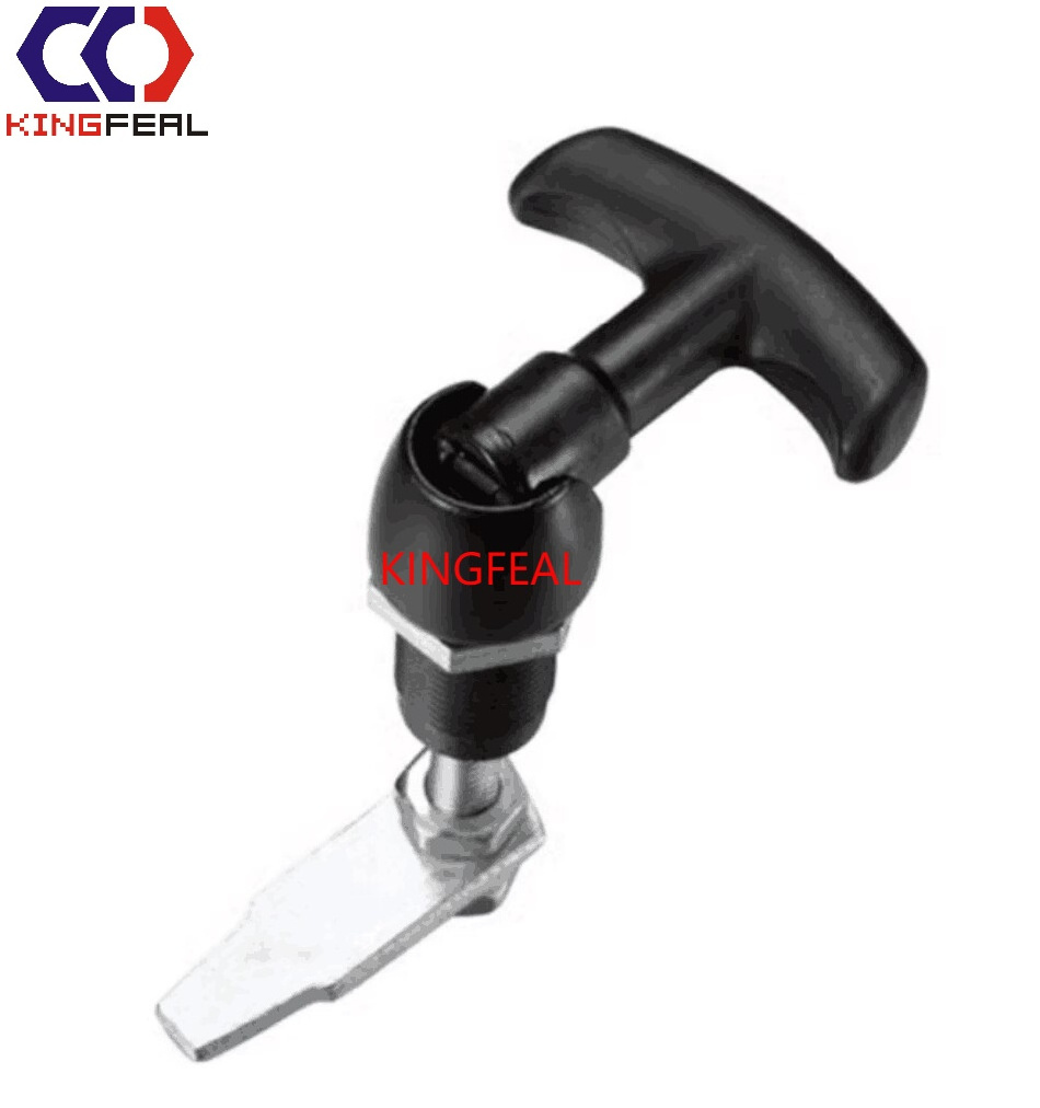 High quality T-shaped handle compression type door lock T-shaped folding handle lock tightening lifting and rotating lock