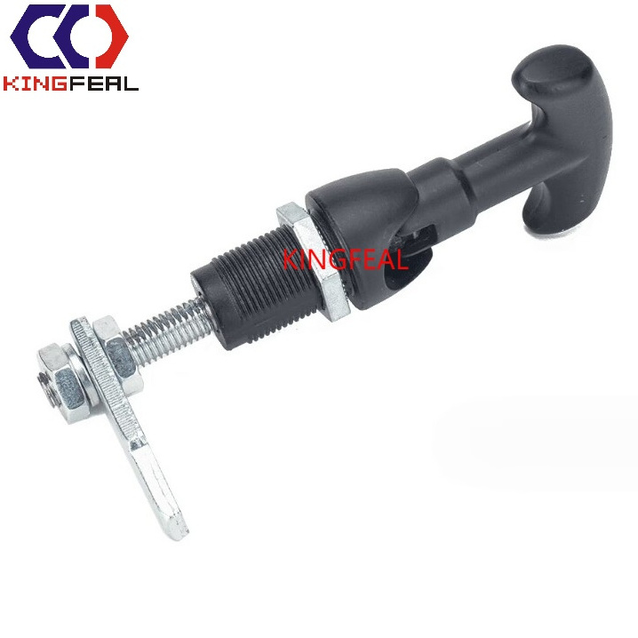 High quality T-shaped handle compression type door lock T-shaped folding handle lock tightening lifting and rotating lock