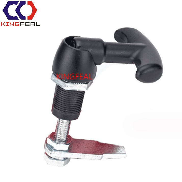 High quality T-shaped handle compression type door lock T-shaped folding handle lock tightening lifting and rotating lock