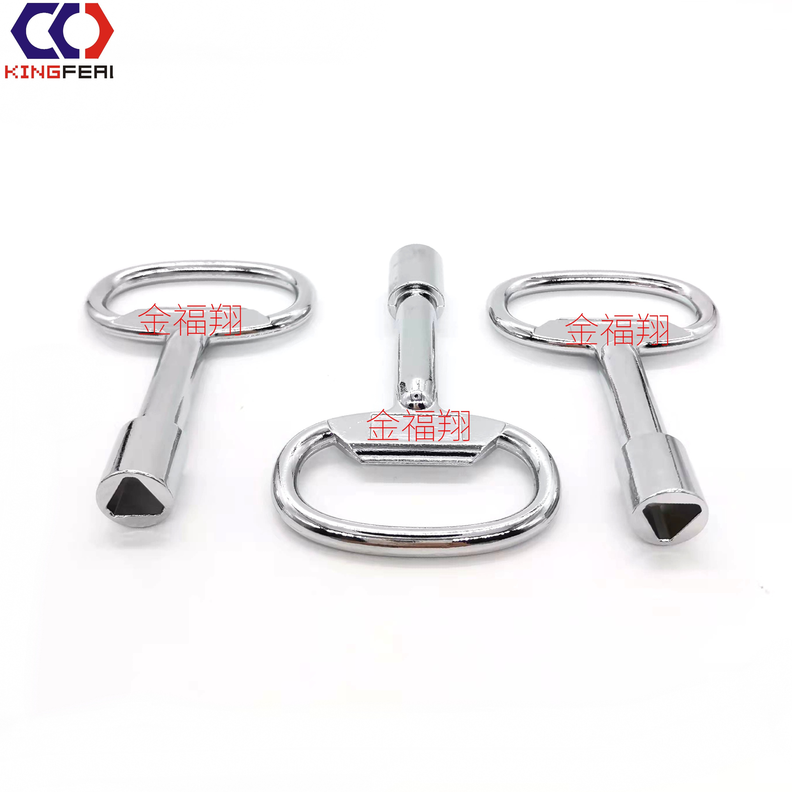 Boutique long handle inner hexagonal/triangular key tool lock key