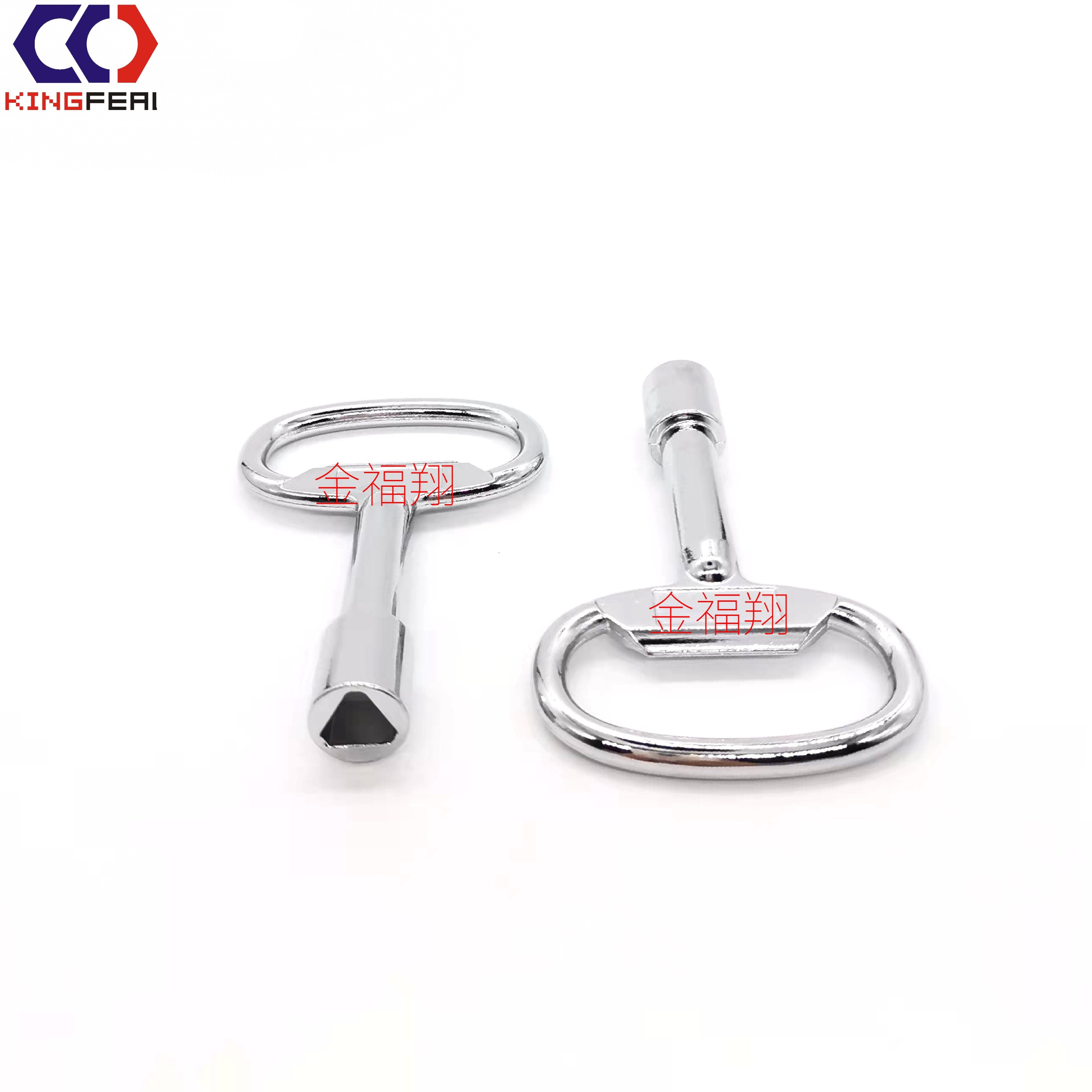 Boutique long handle inner hexagonal/triangular key tool lock key