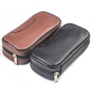 Tobacco Pipe Pouches Tobacco Bags Packaging Leather Cigar Bag Cases Holder Pouch Custom