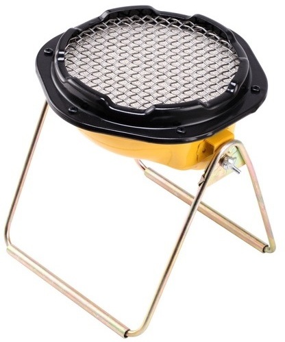 Kingfer CE approval portable outdoor camping mini table gas heater with BBQ Grill