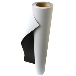 printable white rubber magnet material flexible strip dry erase roll pvc rubber magnetic sheet