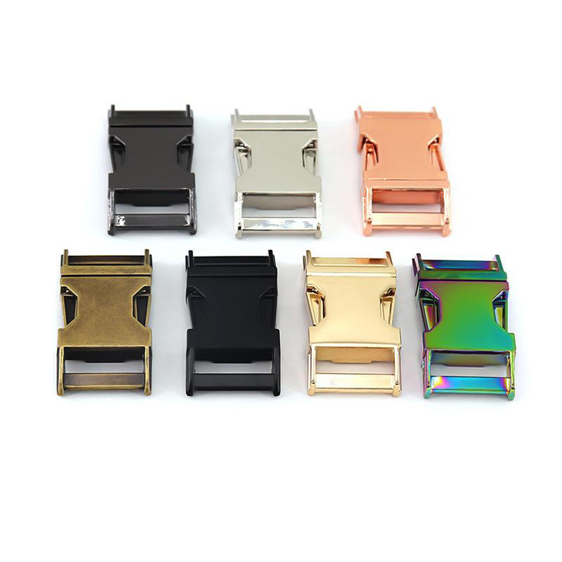 Rose Gold Silver Color hardware for dog collar wholesale pet dog collar leash hardware metal