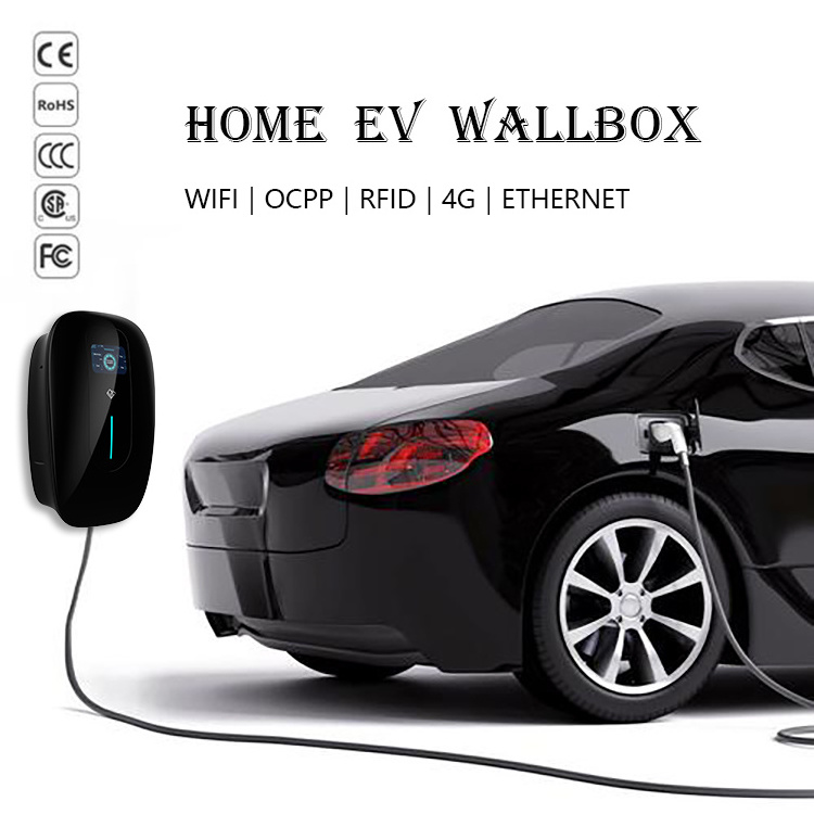 borne de recharge voiture 7kw 11kw 14kw novel design wholesale price ev charger 7kw byd gbt ac charging station