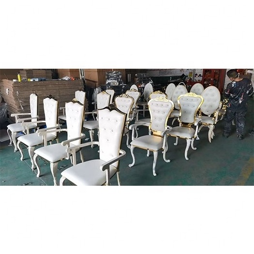 Hotel Banquet Wedding High Back King Throne Chairs