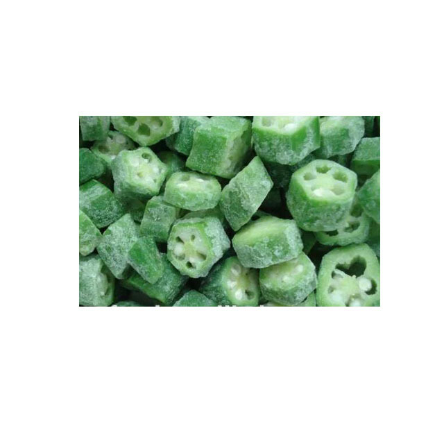 New Crop Organic IQF Frozen Okra Cut Vegetables Bulk-Packed Pealed Chopped Whole Sliced Fresh Okra