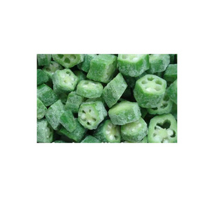 New Crop Organic IQF Frozen Okra Cut Vegetables Bulk-Packed Pealed Chopped Whole Sliced Fresh Okra