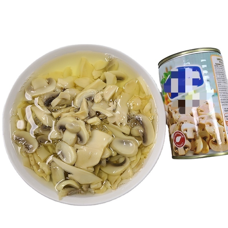 Canned Mushroom Pieces and Stems Mixed Canned King Oyster Mushroom PNS 400g