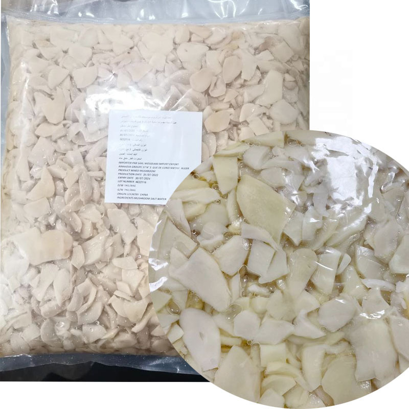 King Oyster Mushroom in Bags Good Quality Mushroom Slices in Bag