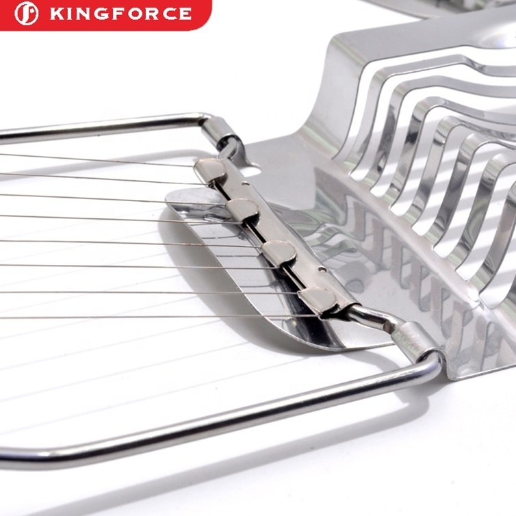 stainless steel egg slicer with wire for kitchen