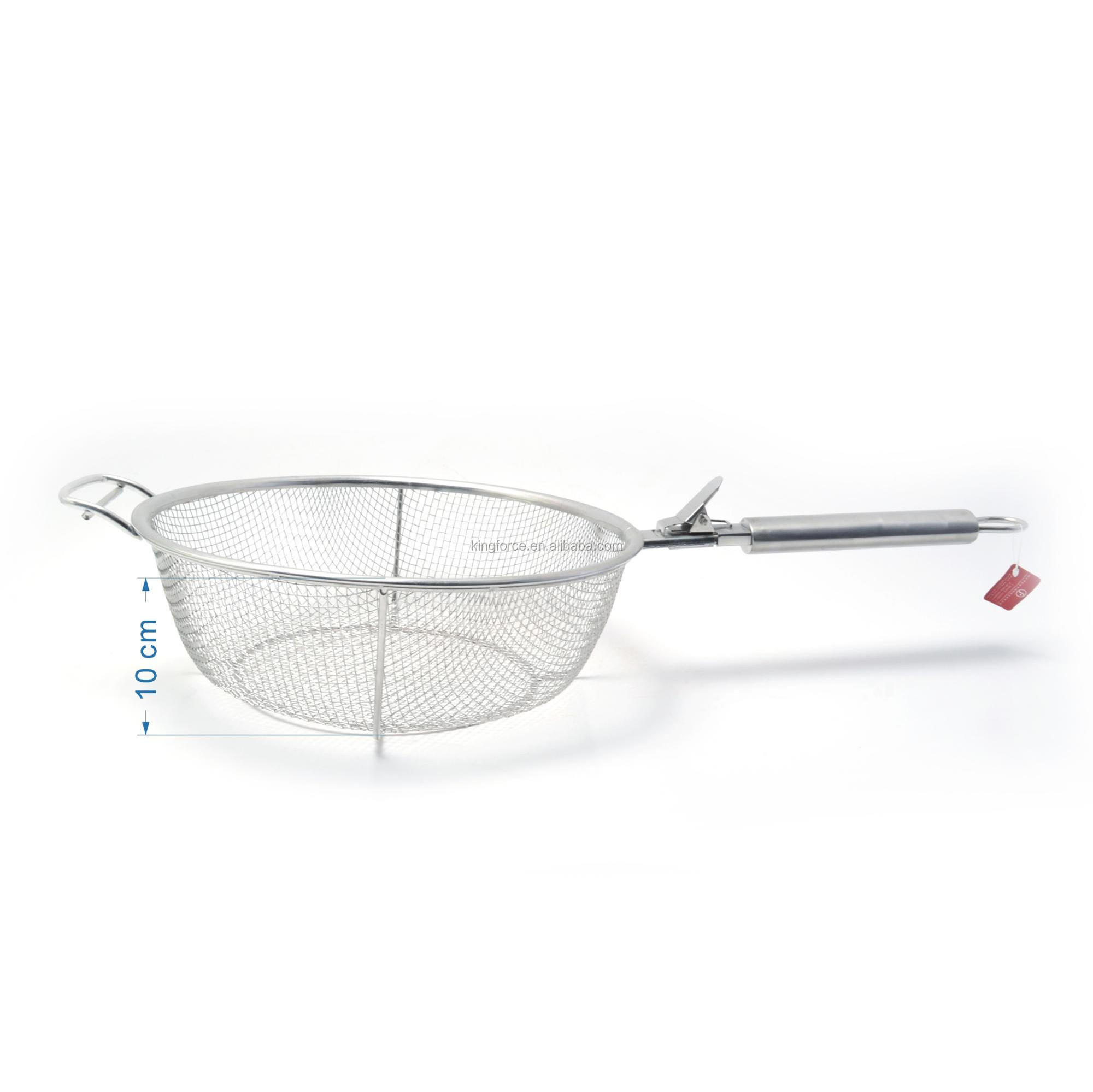 Stainless steel Wire Mesh BBQ Grill Fry Pan KF510036