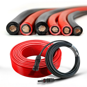 solar cable 6mm power cord Solar home wire 4 mm 1 meter PV1-F tinned copper core cable XLPE  DC photovoltaic cable wire