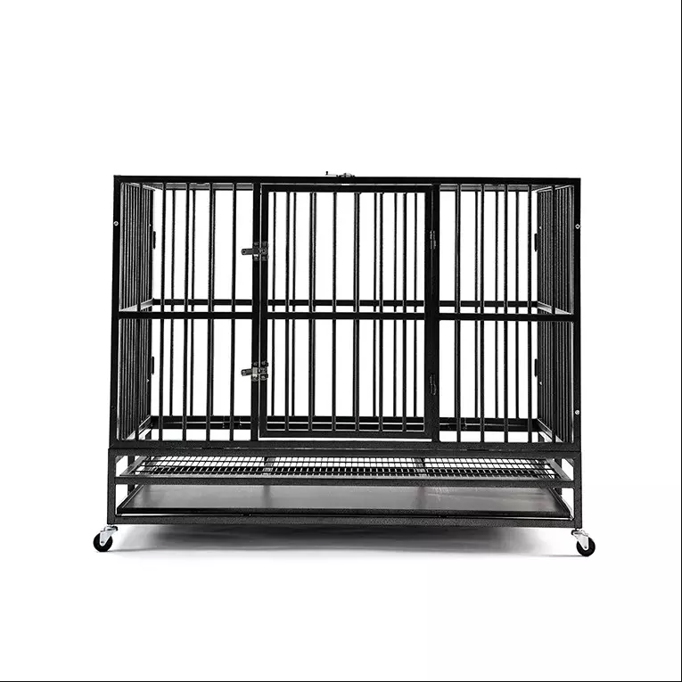 38 inch Dog cage heavy duty pet cage iron cage for large and medium-sized dogs pet house