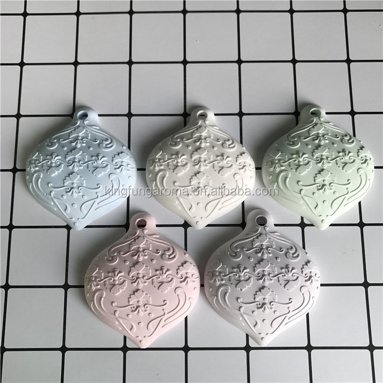 Wholesale fragrance porcelain aroma stones ceramic scented stones handmade scented flower diffuser