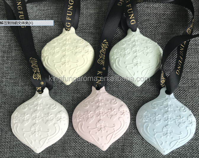 Wholesale fragrance porcelain aroma stones ceramic scented stones handmade scented flower diffuser