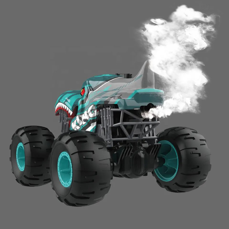 New arrivals remote control toys new cars hot sale big wheel monster truck toy high speed spray rc car