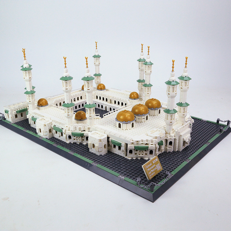 Makkah hajj kaaba islam Hateem Hijr Mosque masjid makka Mecca ramadan kids gift islamic muslim educational building block toys