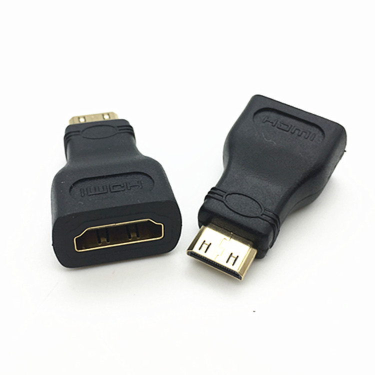 High Definition Mini Hdmi Connector Gold Plated Male To Female Mini Hdmi To Hdmi Adapter For projector