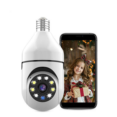 Night vision IP ptz cctv camera surveillance 1080P smart wifi camera home security full color light bulb camera 360 degree