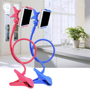 newest 360 degree rotated bed room desk phone mount lazy man soft lazy pod phone holder