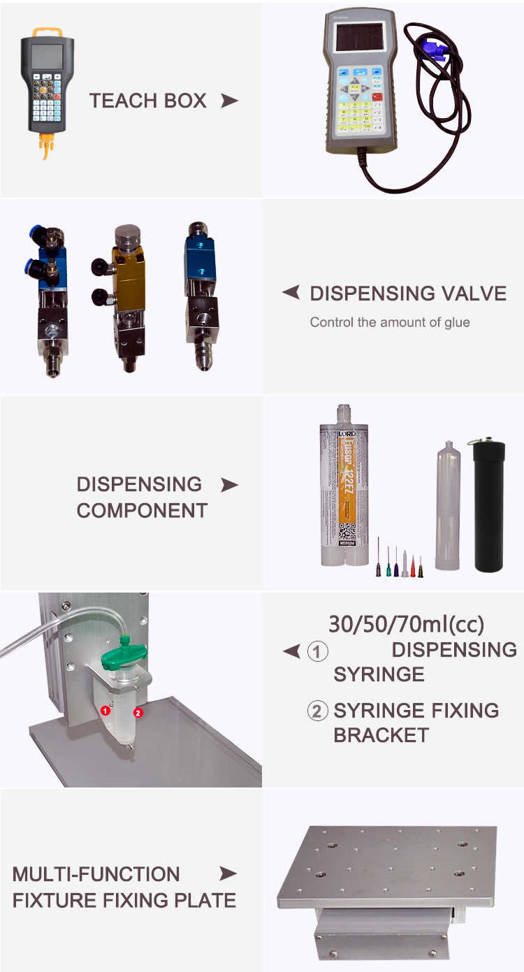 box for paper box Automatic Desktop Glue Robot Machine Automatic Glue Dispenser Axis Glue Dispensing Machine