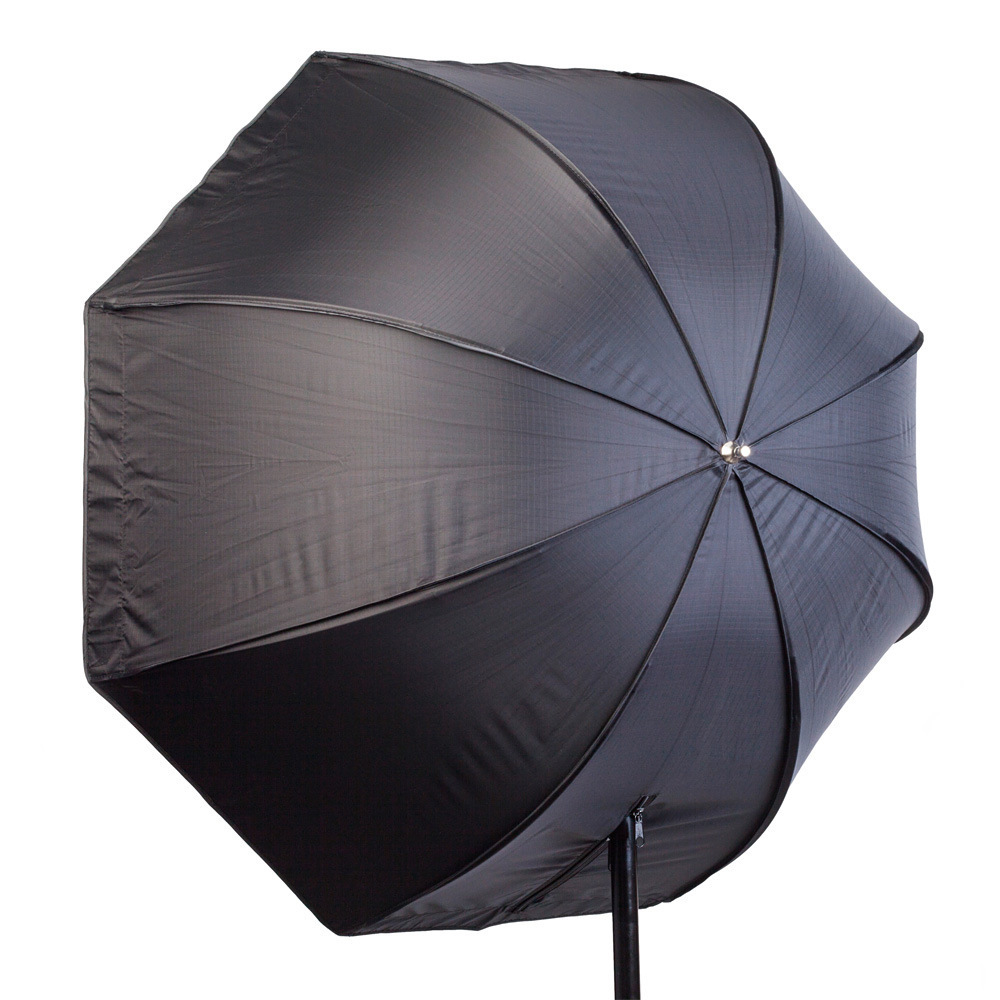 85cm Black Silver Reflective Umbrella Photography Studio Soft Light Umbrella with Large Diffuser Cover soft light umbrella