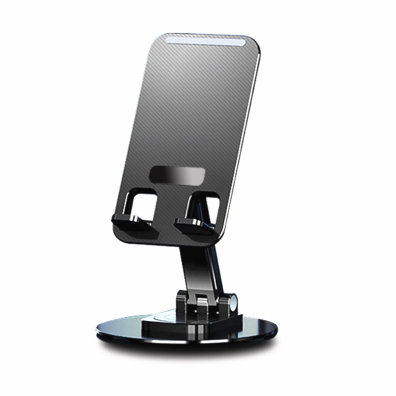 Clicking Sound Aluminum Alloy Phone Stand Suitable for All 4-10 inch Phone 360 metal desk mobile phone holder stand