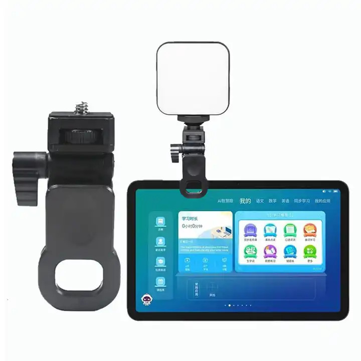 Screen LCD Display Top Fill Light Flash Holder Webcam Stand with 1/4 Screw Universal Connector Monitor Camera clip clamp holder